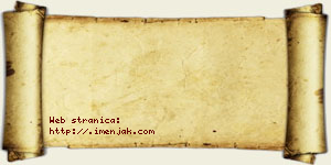 Irina Abramović vizit kartica